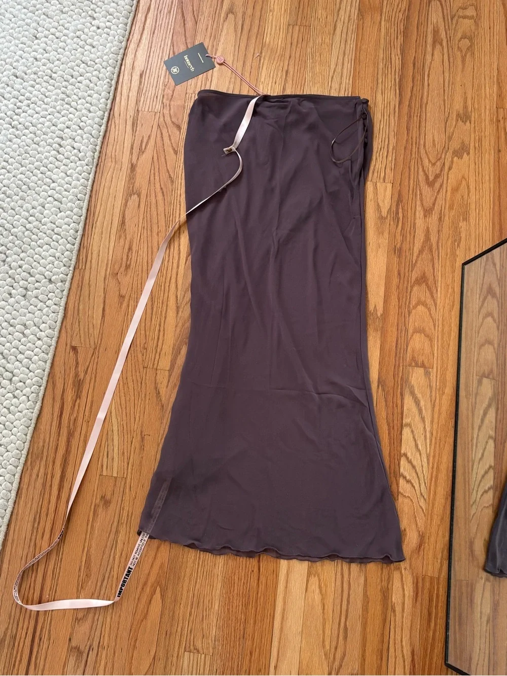 House Of Cb Women's Dyana Bias Cut Maxi Skirt - Picture 1 of 4